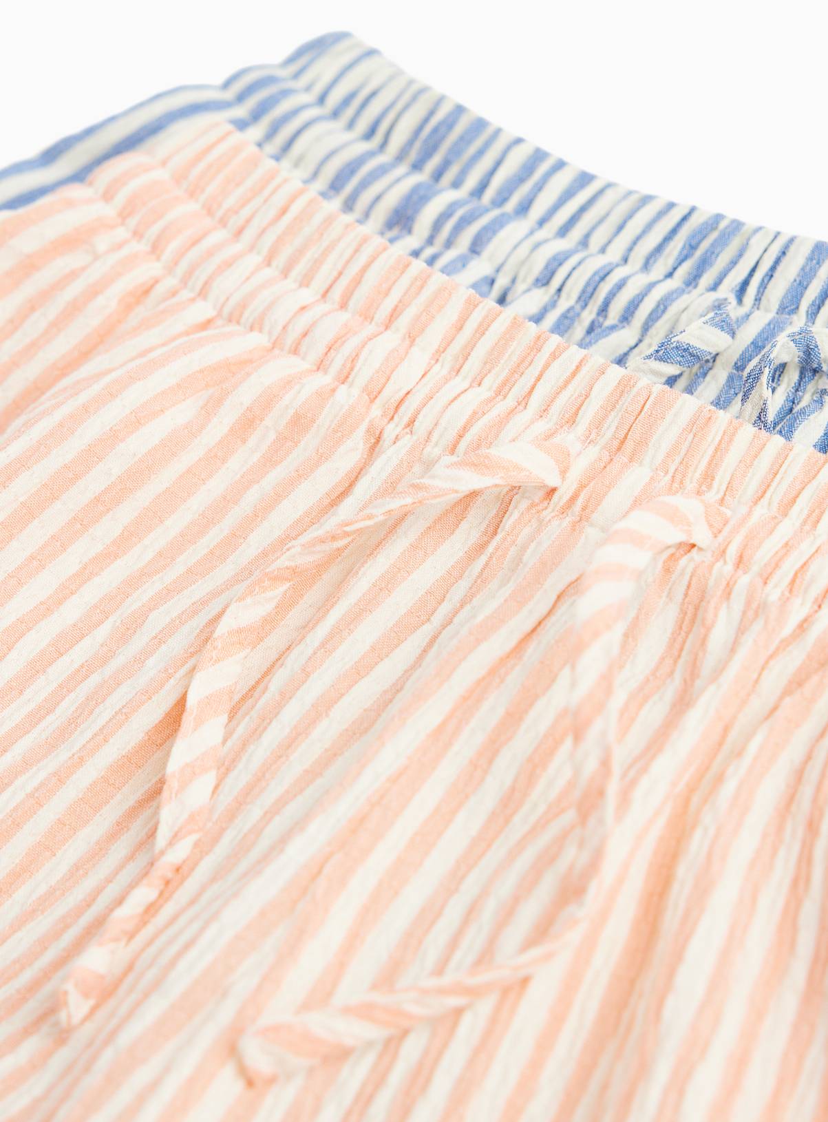 Pink & Blue Woven Shorts 2 Pack 12 years - Image 2